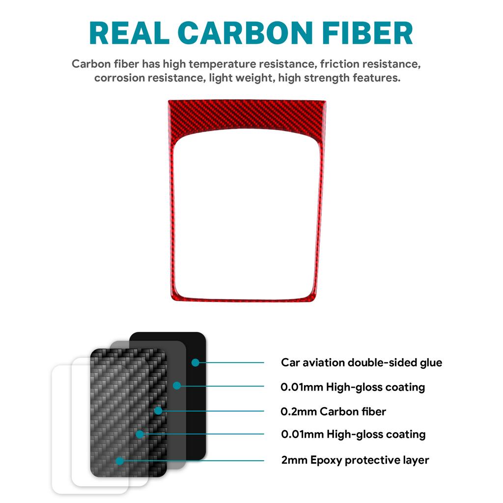 Real Soft Carbon Fiber Sticker For Volkswagen Polo 2002 2003 2004 2005 2006 2007 2008 2009 Car Manual Gear Shift Outer Frame
