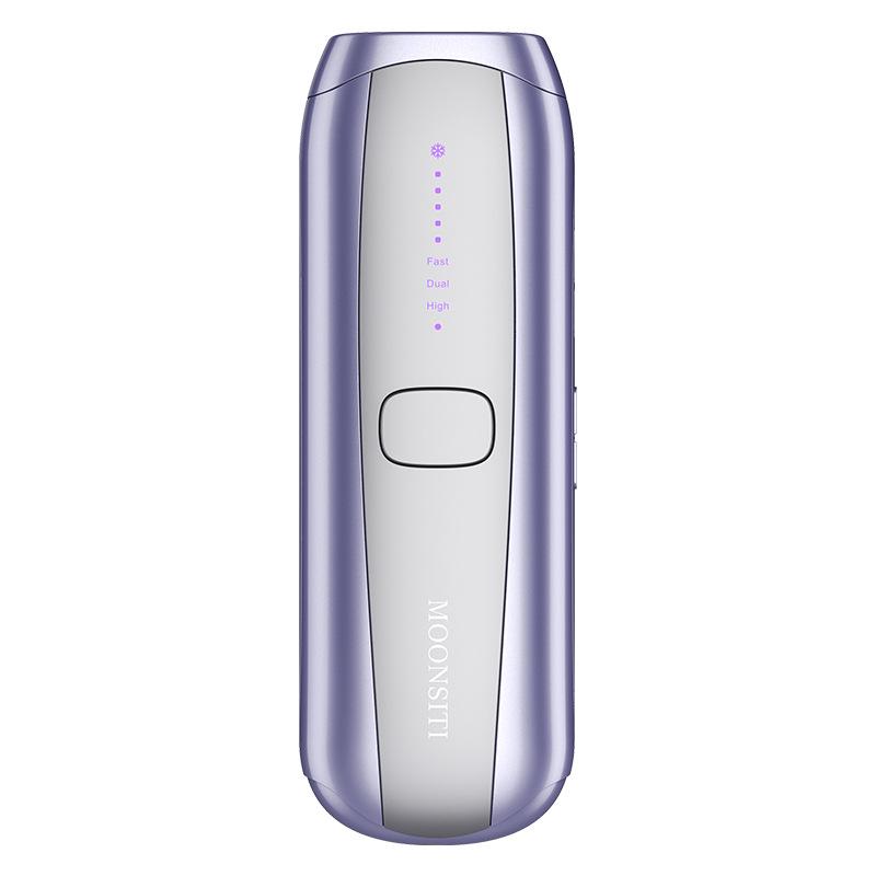 Sapphire Painless Laser Hair Removal Device with Cold Compress and Dual Lamp for Full Body Shaving.