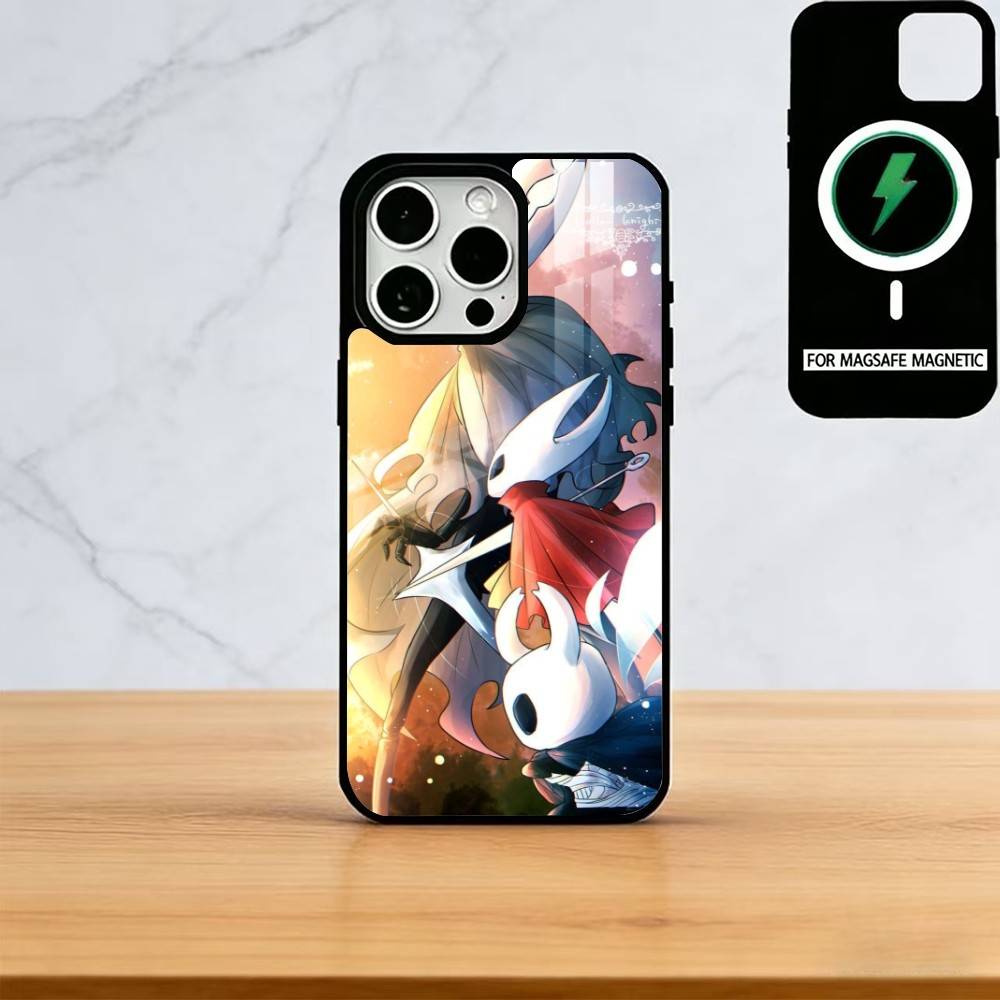 H-Hollow K-Knight Silksong Phone Case For iPhone17,16,15,14,13,12,11 Plus,Pro Magnetic with Magsafe Wireless Charging