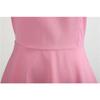Damen Sommer Vintage Kleid Mit Gürtel Kurze Ärmel V-Ausschnitt Elegant Retro Schwingendes Partykleid