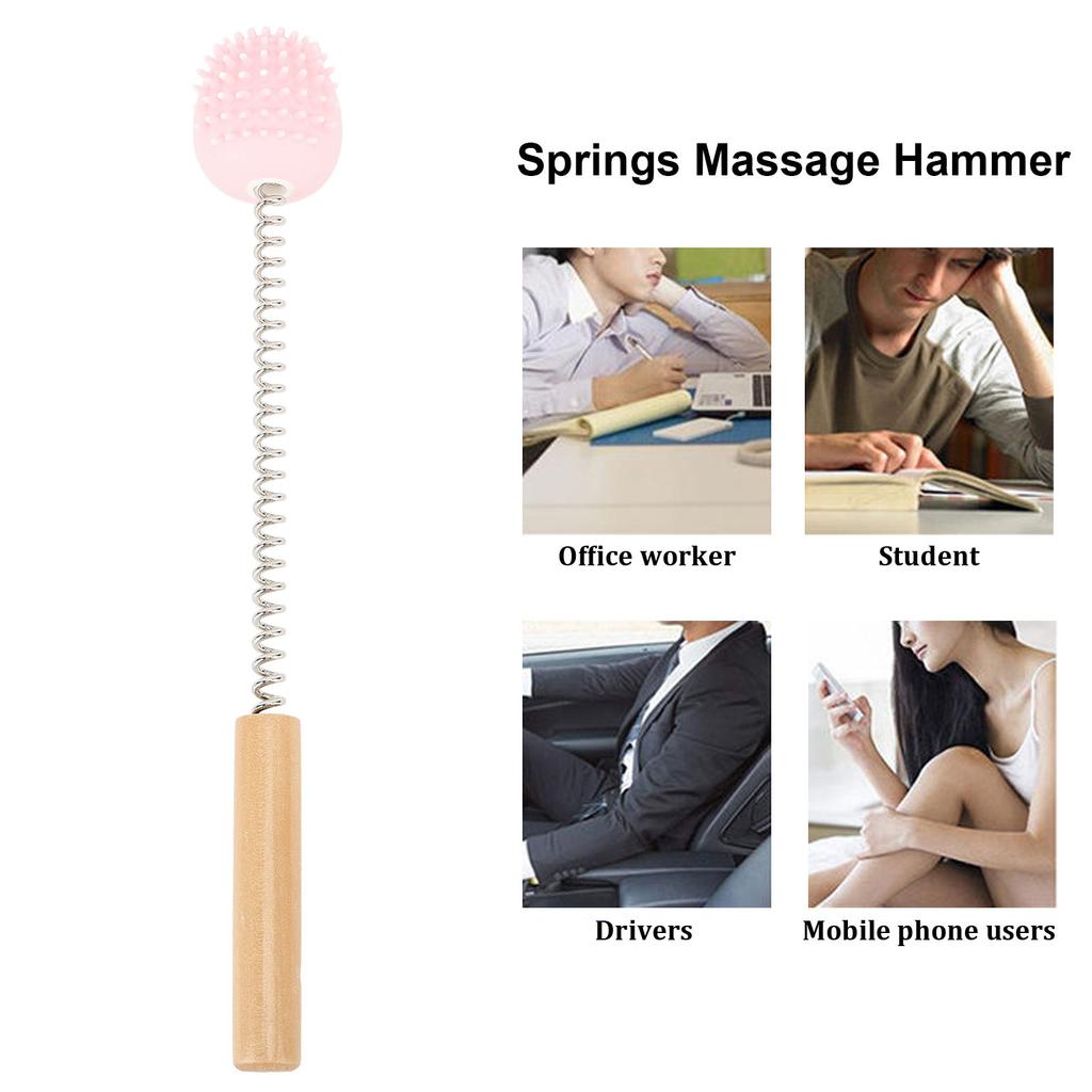 Pružinové masážní kladívko Klepání Klepání Tvar ježka Snížení napětí Manuální klepání Masážní kladívko