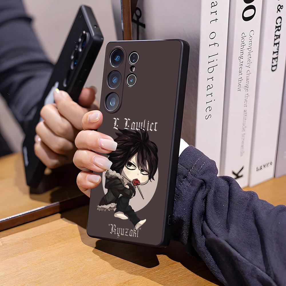 

Death Note Phone Case For Samsung S26 Ultra S25 Edge Ultra S23 S22 S21 S20 Ultra Plus S24 Fe Glass Cover Samsung S23 FE