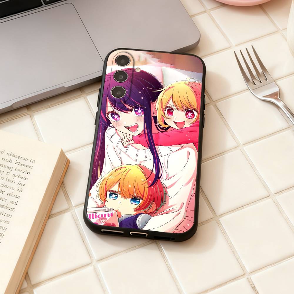 Anime O-Oshi no ko  phone Case For Samsung Galaxy A73,A72,A71,A70,A53,A52,A51,Others Soft Black Shell