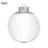 Transparent Plastic Ball Baubles Christmas Tree Hanging Ornament DIY Decoration