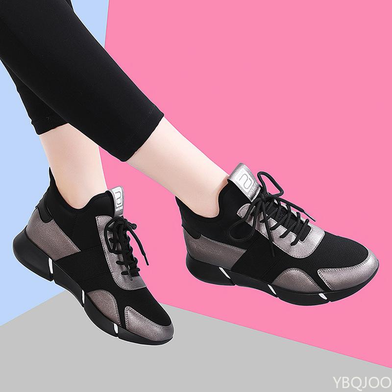Fashion Spring new flat bottomed fashionable daily casual single shoes are comfortable simple breathable women's sports shoes