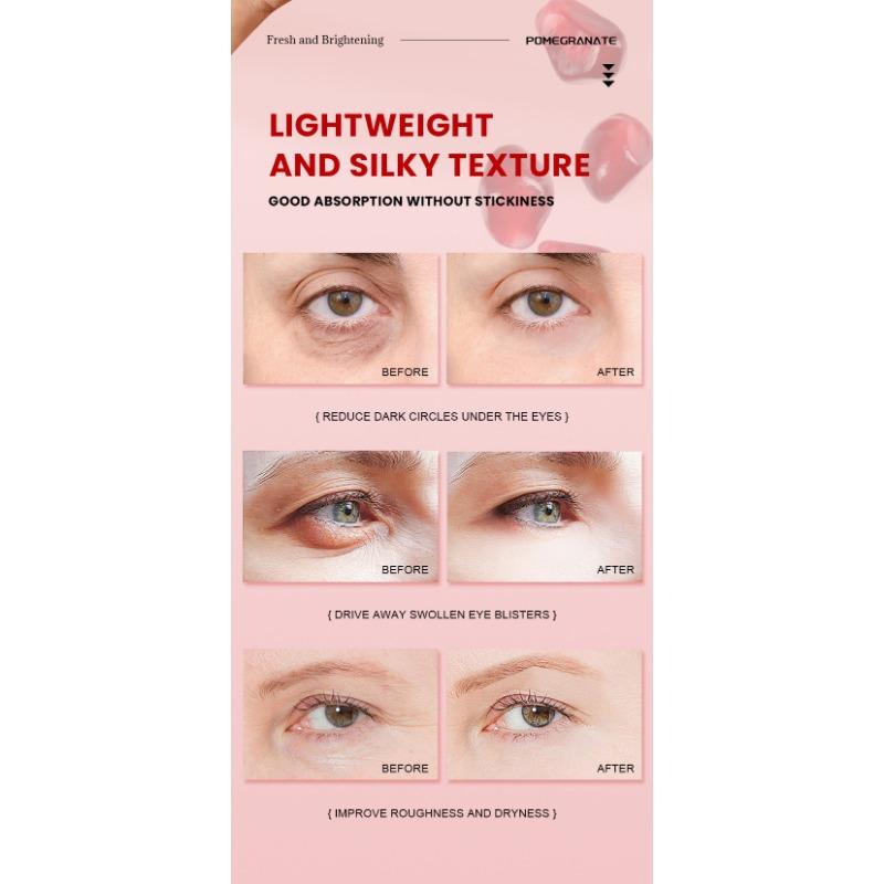 Red Pomegranate Fresh Eye Cream Hydrating and Moisturizing Improve Dark Circles Moisturizing Eye Cream Eye Care