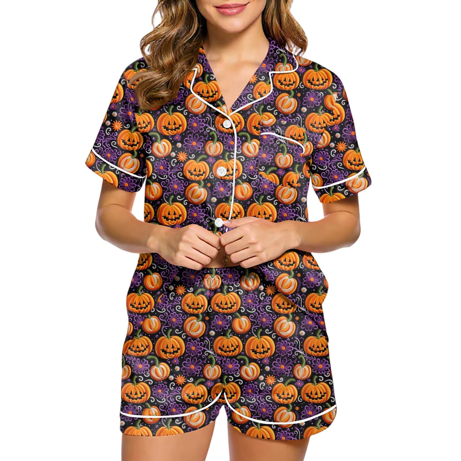 

Женский модный домашний пижамный комплект Домашняя одежда Пижама с коротким рукавом Шорты Комплект из двух предметов S фиолетовый