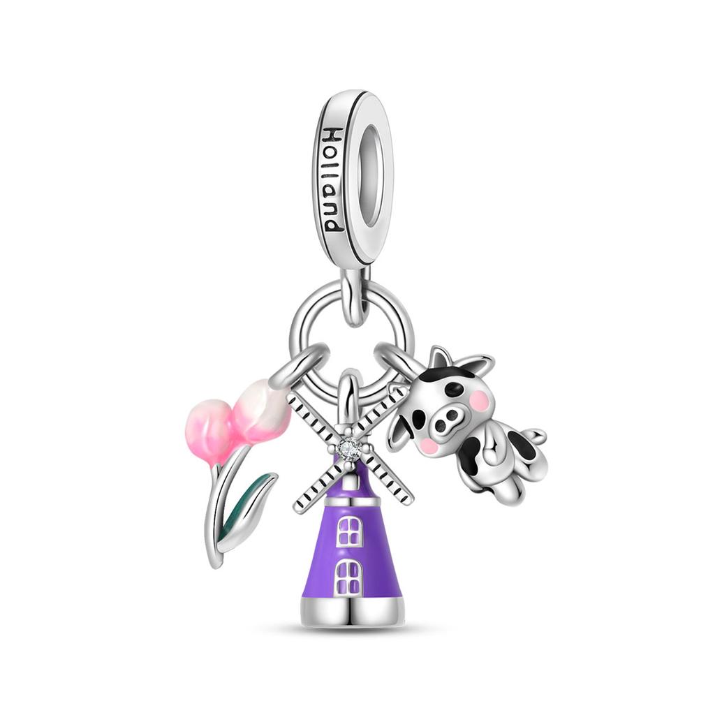New Christmas Snowman Compatible with Original Bracelet Necklace DIY Jewelry Christmas Gift