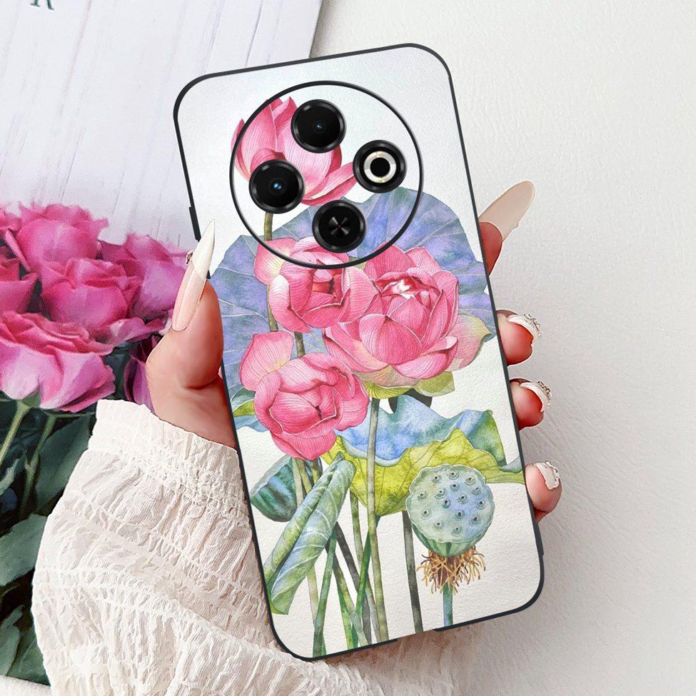 For Tecno Spark 30C 4G kl5 kl5n 5G KL8H Back Cover For Tecno Spark 30C Case Fashion Luxury Silicone Cute Cat Shockproof Painted