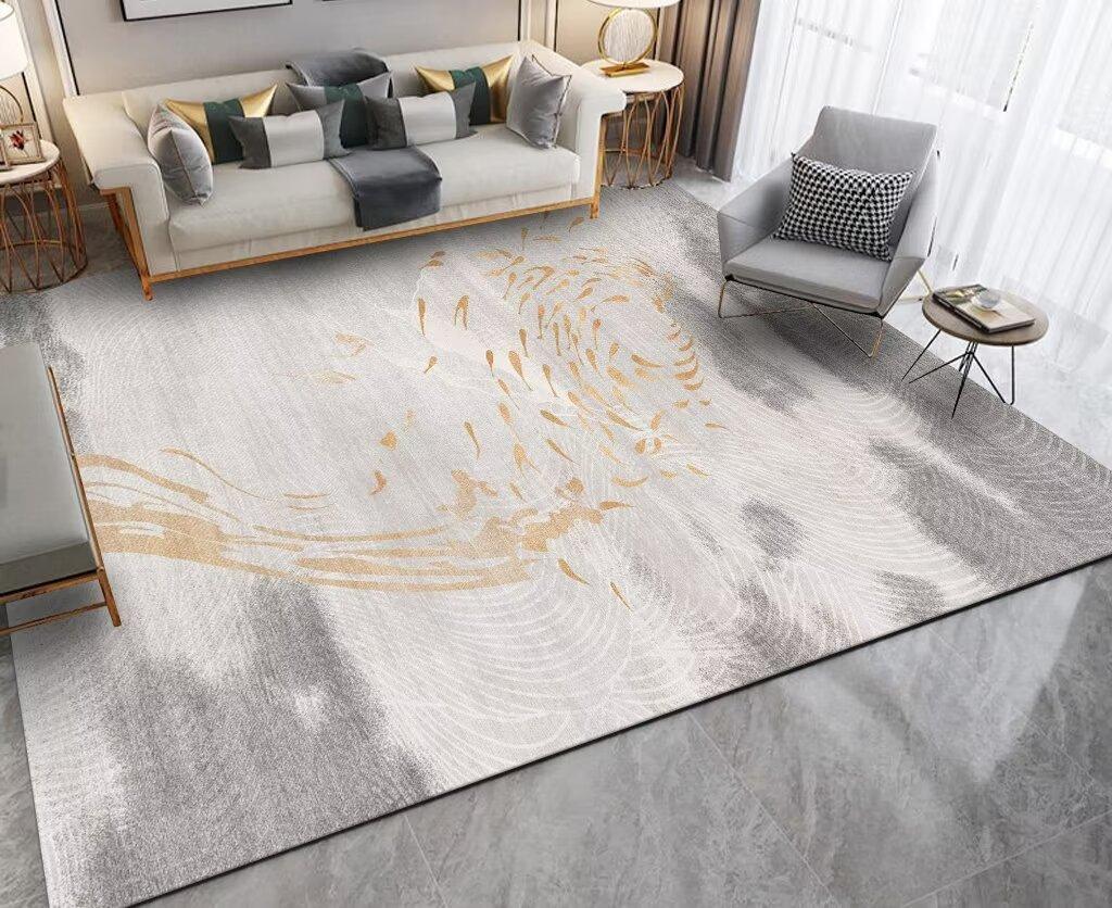 Modern Abstract Living Room Decoration Carpet Simple 200x300 Lounge Rugs Soft Anti-slip Dirt-resistant Bedside Mat Easy Cleaning