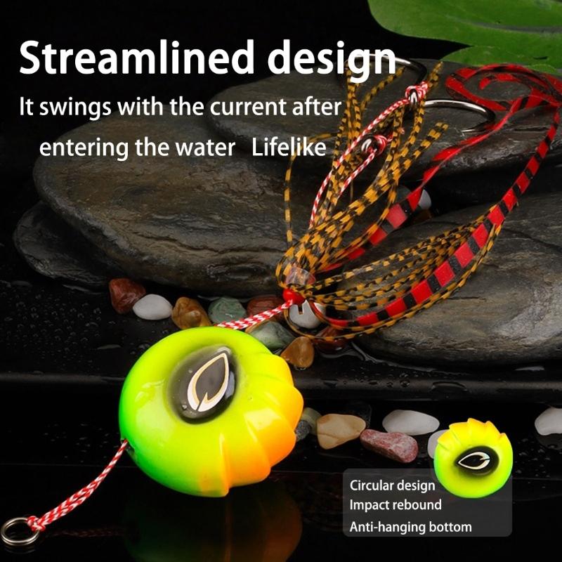 Sliding Kabura Jig for Snapper Fishing Accessories Kabura Jig Head with Hook Artificial Jigging Fishing Lure Baits