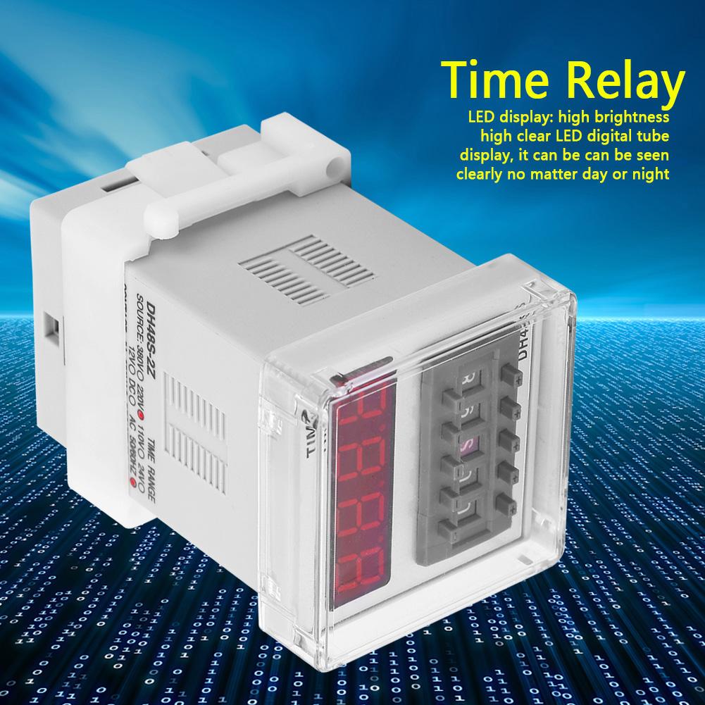 DH48S2Z 220V 8 Pin Digital Display Timer Time Relay For Timing Delay Control