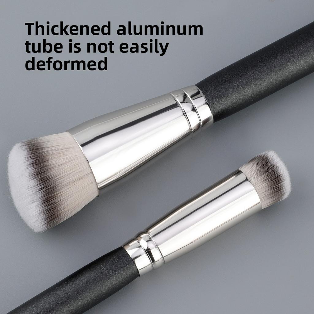 3 sets 170 oblique head foundation brush 270 concealer brush, do not eat pink soft hair makeup brush seamless concealer brush