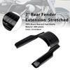 7" Rear Fender Extension Stretches For Touring Electra Glide Road King 96-08