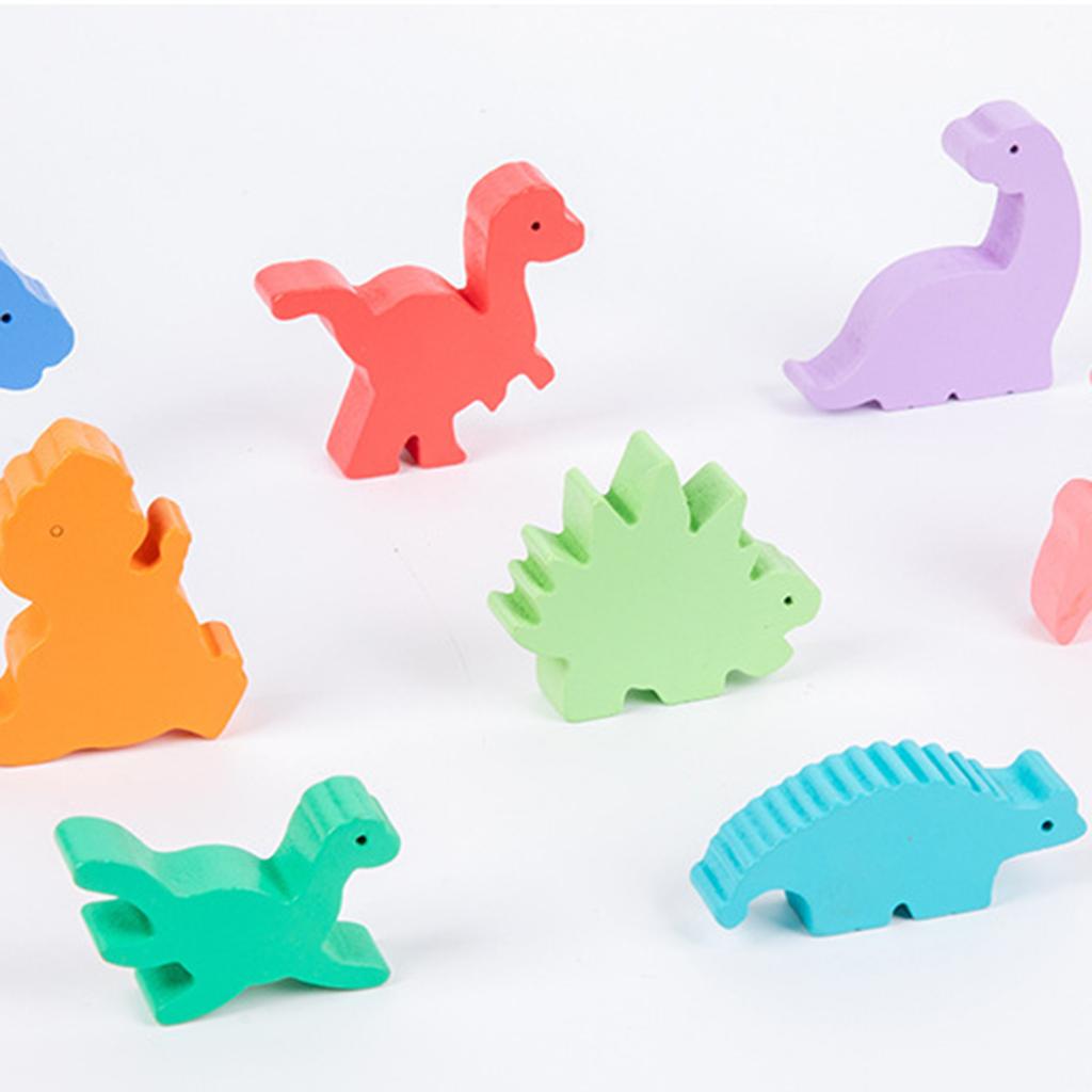 Wooden Animals Balance Stacked High, Educational Toys, Balance Building Block Toys, Train Children's Hand Eye Coordination