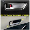 Auto Inner Door Pull Doorknob Handle Hand-clasping Bowl Cover Trim Fit For Toyota Corolla E210 - 2024 Interior Accessories