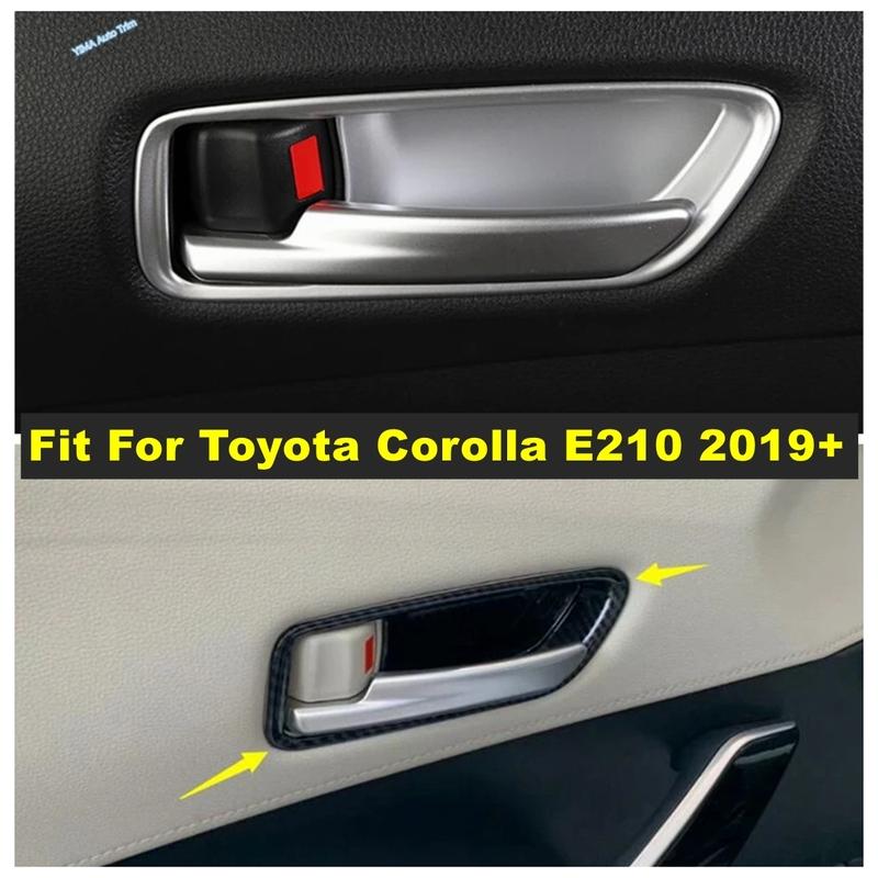 Auto Inner Door Pull Doorknob Handle Hand-clasping Bowl Cover Trim Fit For Toyota Corolla E210 - 2024 Interior Accessories