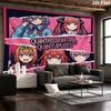 The Quintessential Quintuplets Wall Tapestry Aesthetic Wall Hanging Printed Fabric Blanket Decorative Tapestries for Bedroom Living Room Home Decor