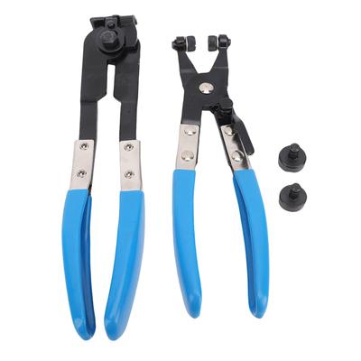 Alicates para abrazaderas de fuelle CV Juego de alicates para abrazaderas de manguera Empuñadura cómoda Herramienta de extracción e instalación de abrazaderas de manguera para automoción