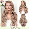 Halloween Cosplay Mint Green Long Wig Heat Resistant Synthetic Fiber Natural Straight Layered Hair Wigs For Girls