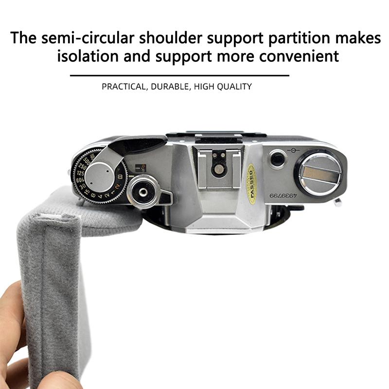 1 Peça Mochila Fotográfica Mochila Compartimentos para Câmeras Divisórias Separadores Acolchoados Portátil Para Substituição de Bolsa de Câmera