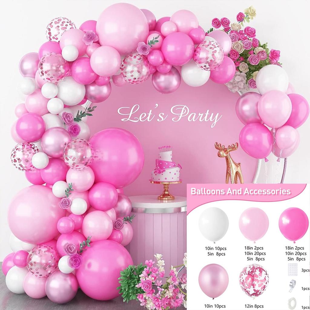 Forest Series Green Balloon Chain Set Children'S Birthday Theme Party Decoration Jungle Arrangement Balloon