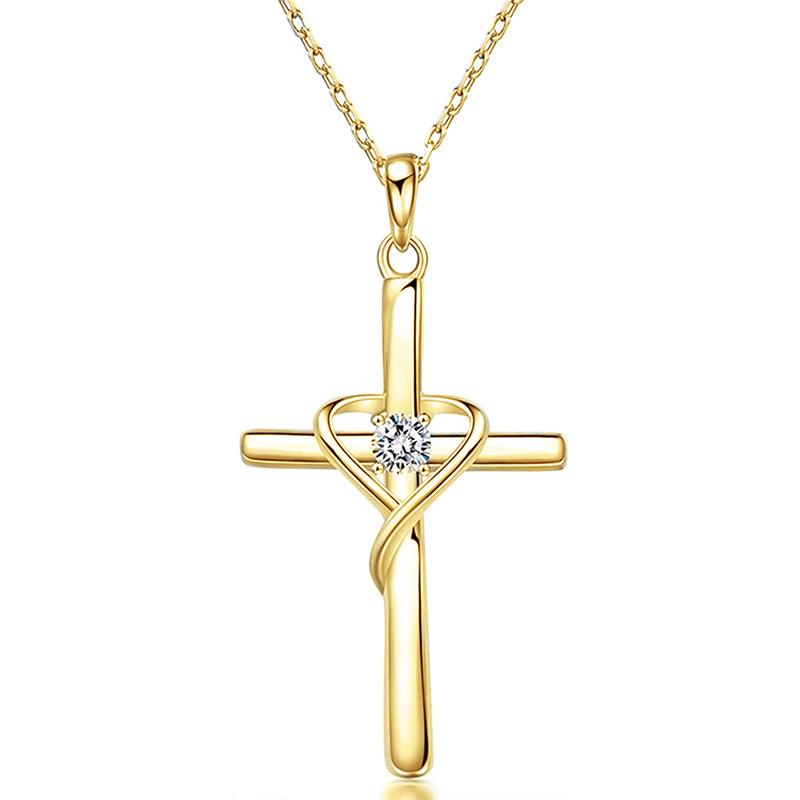 Women Necklace Pendant Copper Alloy Zircon Fashion Gift Classic Versatile