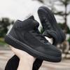 Winter Warm White Black Leather Men Casual Shoes Women High Tops Flats Leisure Shoes Sporte Skateboard Shoes Chaussure Homme