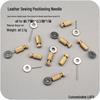 DIY Stitching Positioning Pins for Leathercraft - Handmade Leather Fixing Pins & Basting Needles (0-6/6-12)