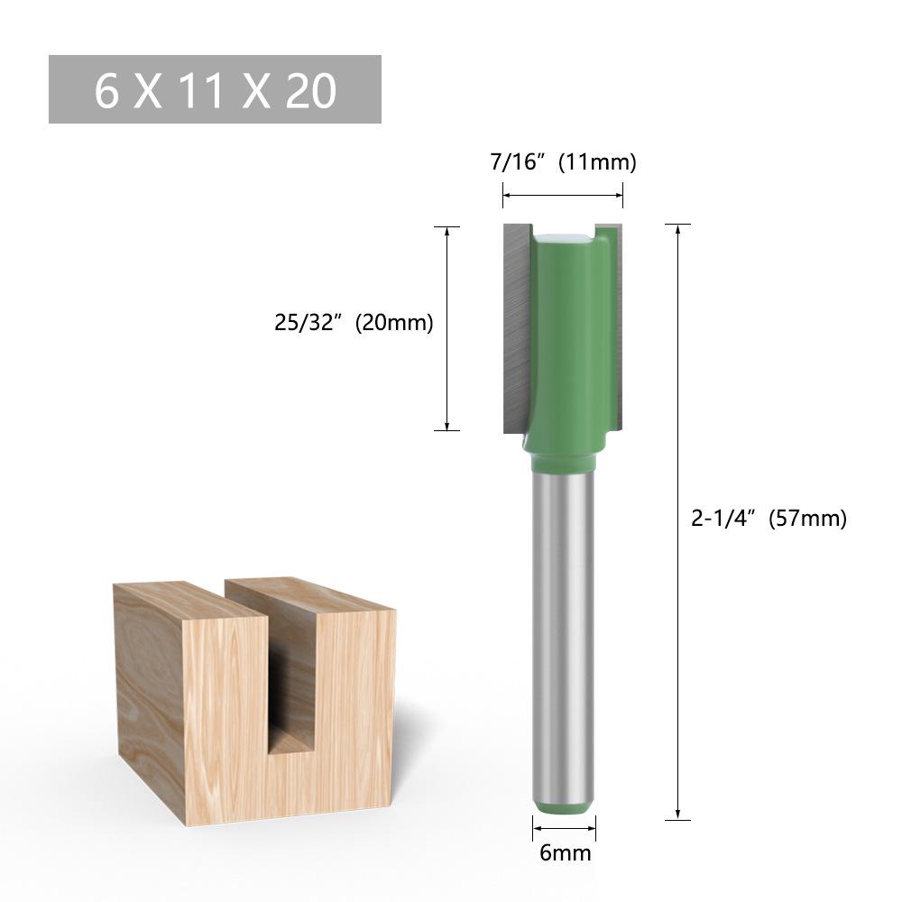 Yueqing Laiwei 6-Handle Green Dual-Edge Knife: Trimming, Slotting, and Engraving Machine Head