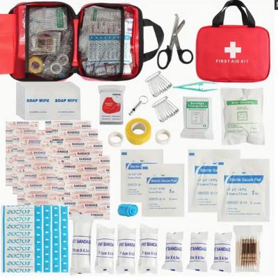 TEMU Large 160pcs Emergency Medical Rescue & First Aid Kit for Car and Outdoor Travel.