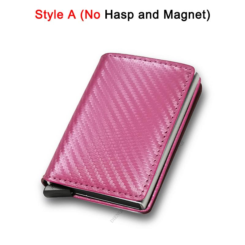 Anti Thief Rfid Credit Card Holder Smart Minimalist Wallet Pocket Men Women Slim Cardholder Bank Cash Creditcard Case Bag Purse