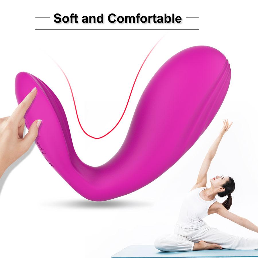 Nositelný vibrátor pro ženy s dálkovým ovládáním Dual Motor Mute Neviditelné kalhotky Vibrační G Spot Clit Stimulating Masager 10 režimů Sexuální hračky pro dospělé