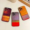 M-Mark Rothko A-Art Phone Case For iPhone 17,16,15,14,13,12,11 Plus,Pro Max,XS,Soft Silicone Black Cover