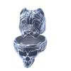 Sex Punk Ring Men's Index Finger Exaggerated Ring British Bulldog Jewelry, Skull Ring