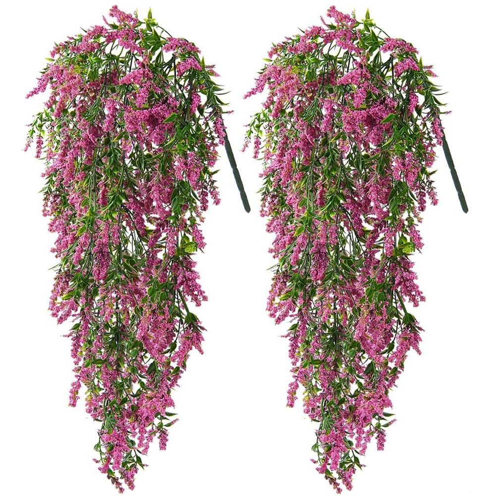 Artificial Flower Vine Faux Plants Wisteria Decoration