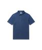 BRENTWOOD Indigo Stripe Polo Neck T-Shirt Brtam26621Bux