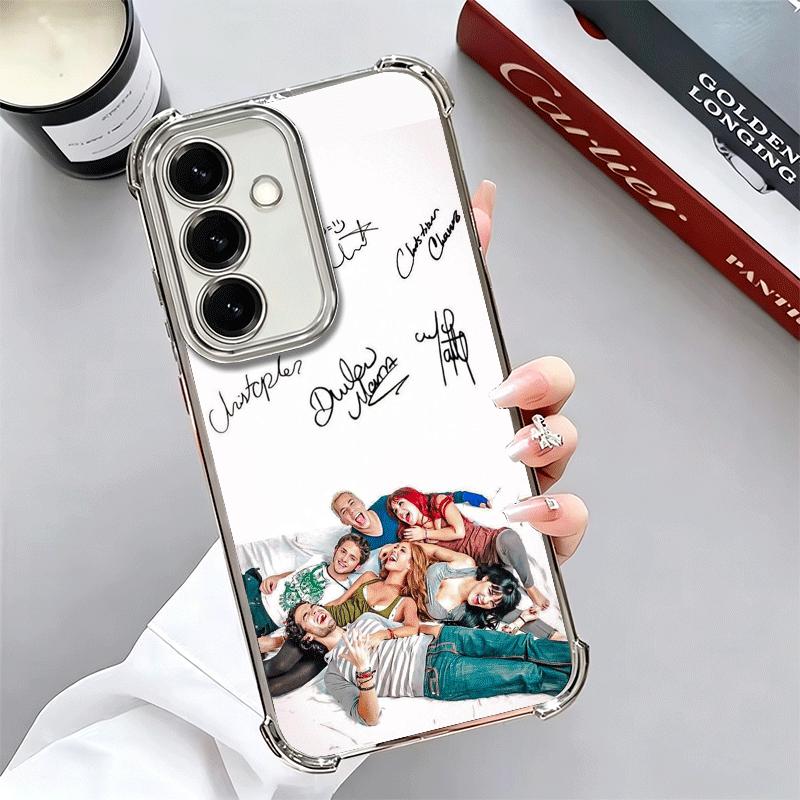 

F-Fashion RBD R-Rebelde Plating Phone Case For Samsung A17 A07 A37 A57 A16 A56 A15 A55 A14 A54 A13 A53 A26 A36 A25 A35 A24 A34 A Samsung A34