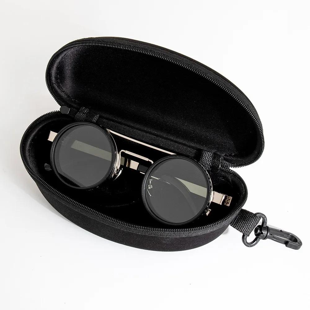 New Nd2-400 Adjustable Dimming Glasses 9 Level Nd Filter Sunglasses With Glasse Case Uv400 Eyewear Outdoor Driving