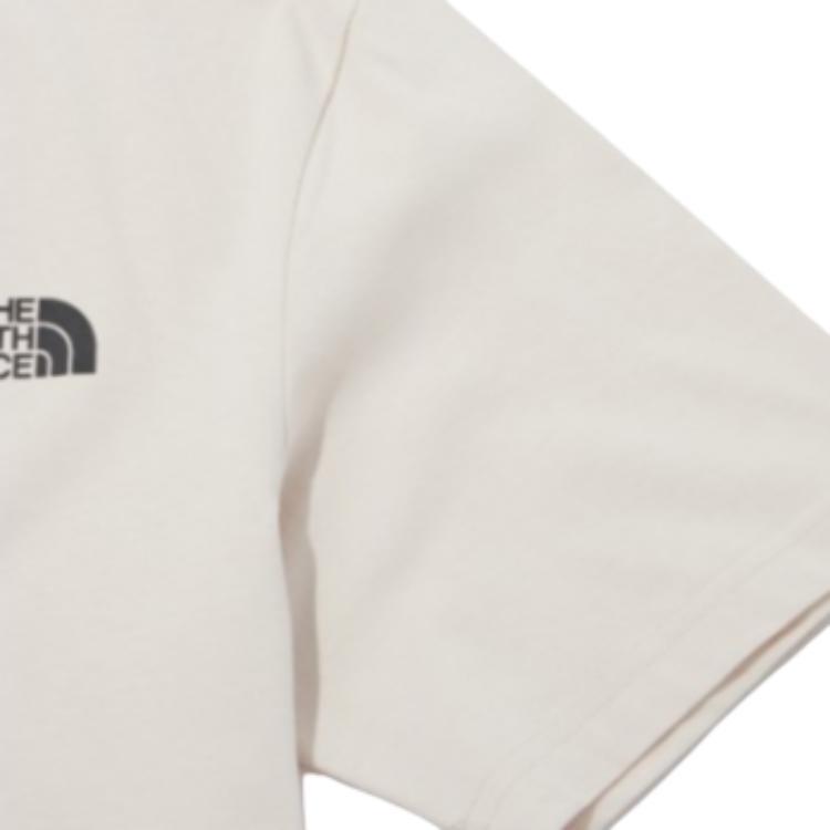 THE NORTH FACE T Shirt Unisex Ecru NT7UP47C