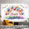 Birthday Background Banner, Photo Backdrop Wall Decor for Party