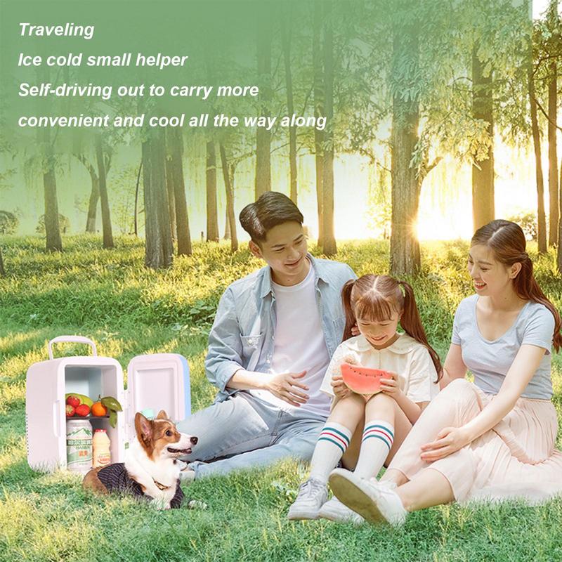 12V Electric Car Refrigerator 8L Mini Fridge Vehicle Home Use Cooler Warmer Refrigerator Camping Fridge Car Electronic Devices
