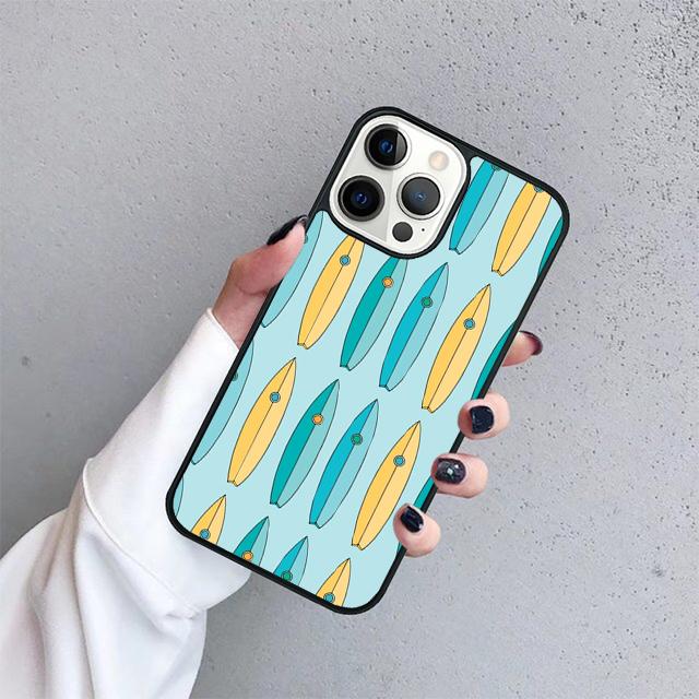 Surfing Hawaii Paradise Coque Shell For iPhone 17 Air 15 16 14 13 12 Pro Max 11 Pro Max Plus Phone Case Cover