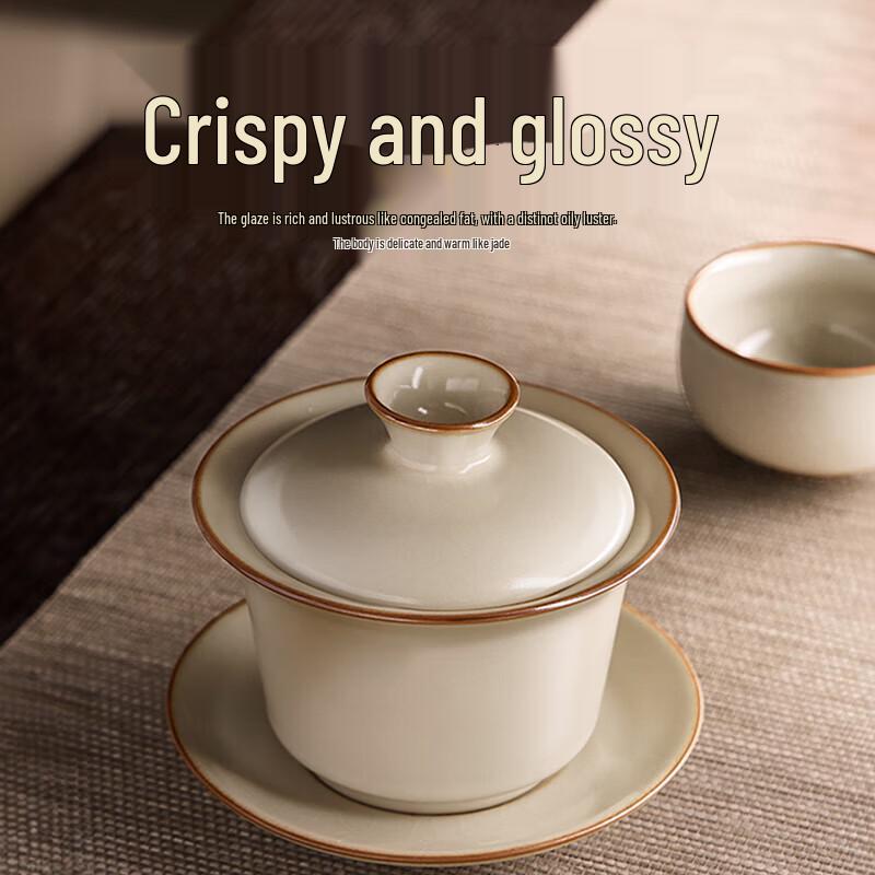 Sancai Gaiwan Ceramic Tea Ware