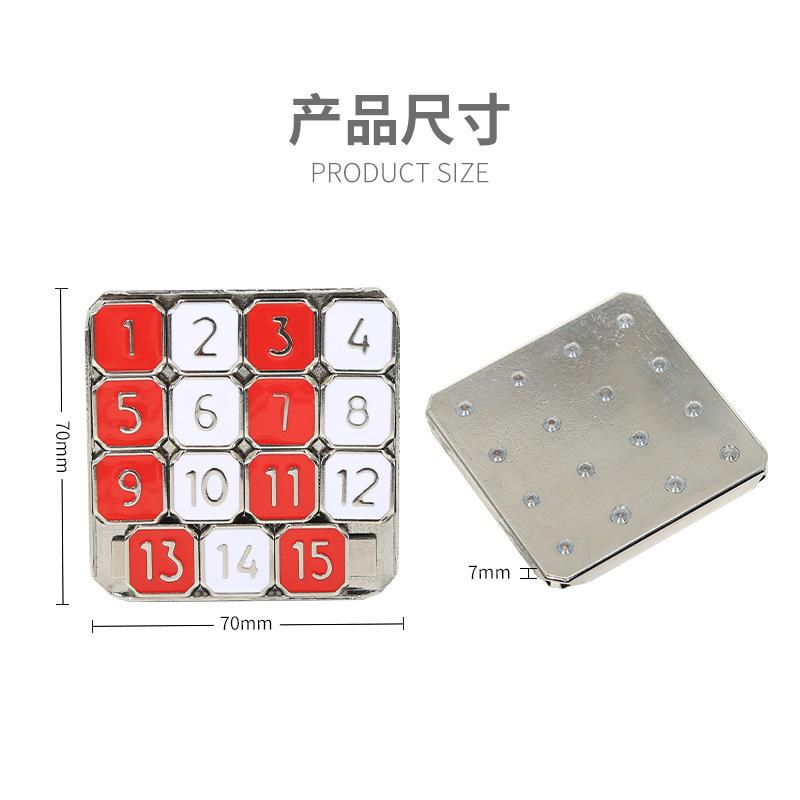 Digital Huarong Road Sliding Puzzle for Kids - Educational Brain Training Stress Relief Toy for Elementary Students To Kill Time