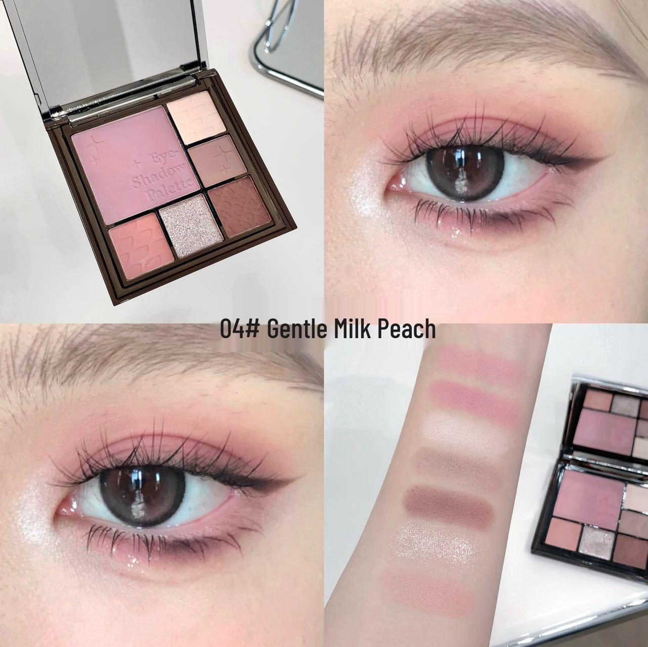 Kakashow Beautiful Eyes 4-in-1 Palette: Eyeshadow, Highlighter, Contour & Blush 12.9g