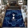 Tottenham Hotspur Bedrukte Flanellen Vloerkleed Antislip Zacht Polyester Vloerkleed Binnen Decoratie Mat voor Slaapkamer Woonkamer Bank