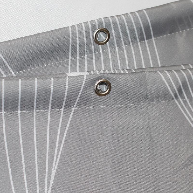 Thickened Polyester Fabric Waterproof Shower Curtain   Available In All Seasons Extra Large Wide for Bathroom with Hooks