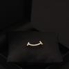 Cute and Simple Smiling Face Brooch High-end and Elegant Woman Fixed Shirt Collar Anti-glare Clasp Small Pin
