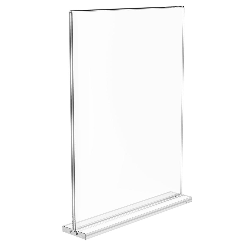 Acrylic Sign Holder 6 Pack 8.5 x 11-inch Double Sided Display Sign Stand